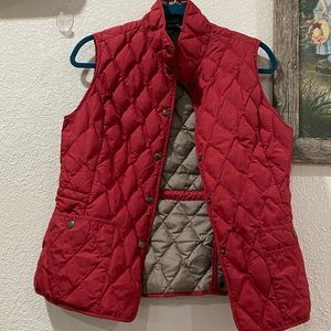 Eddie Bauer Quilted Puffer Vest Down filled Goose